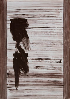 Ruz    Vertical   orignal  lienzo abstracto pintura acrílica