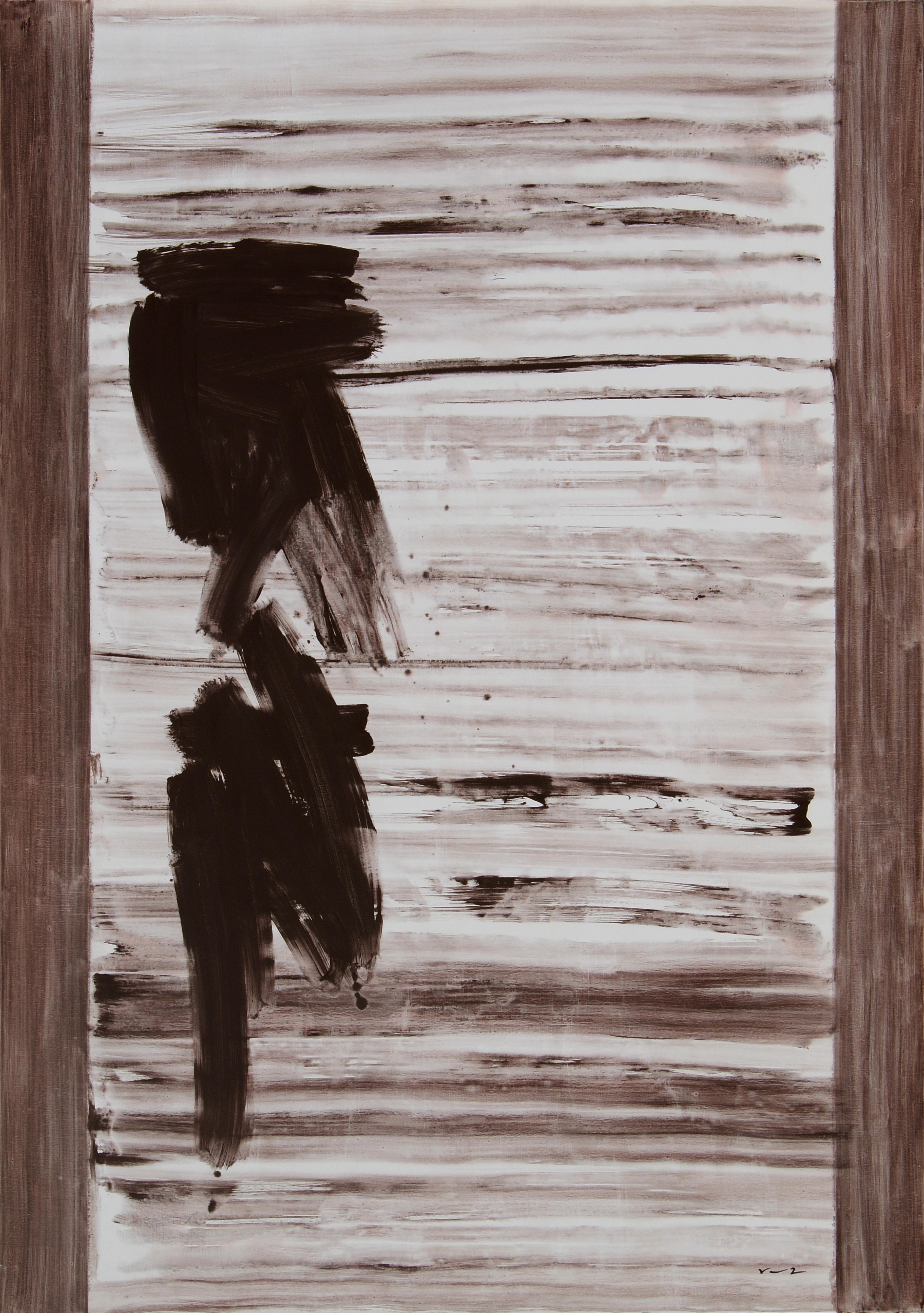 Ruz Vertical orignal abstract canvas acrylic painting