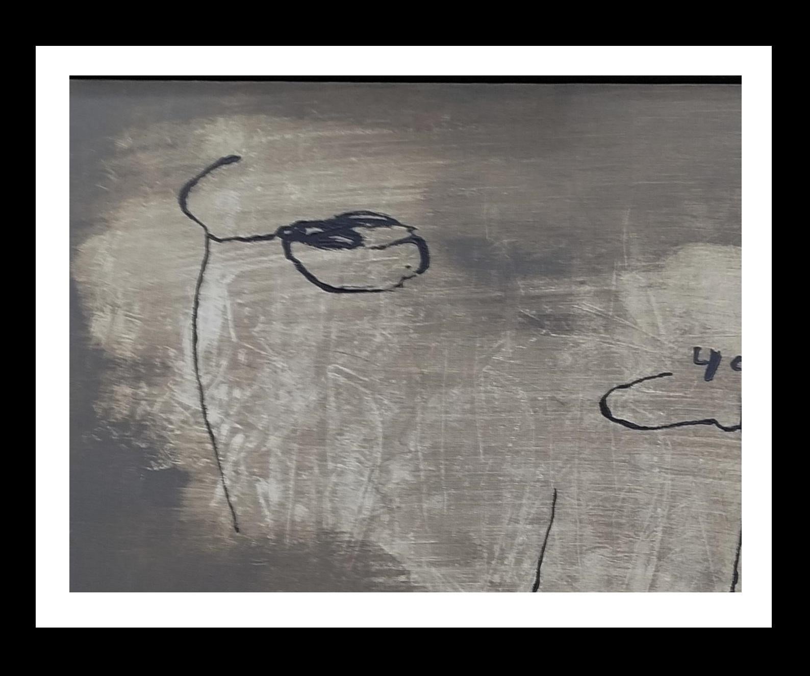 RAFAEL RUZ Abstract Painting - Ruz Vicisitud intemporal Abstract Acrylic on canvas