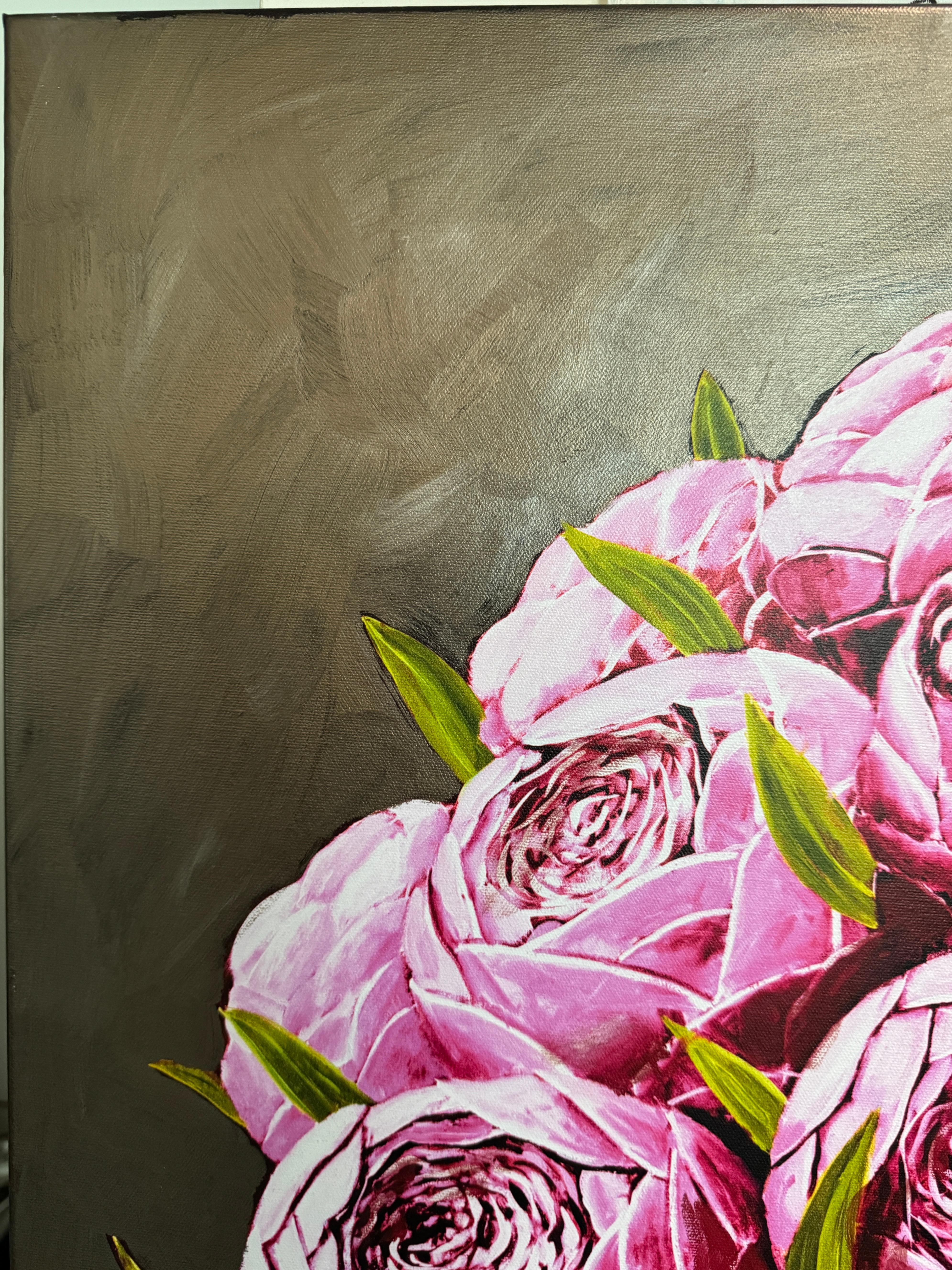 Panier pleine de fleurs en vente 1