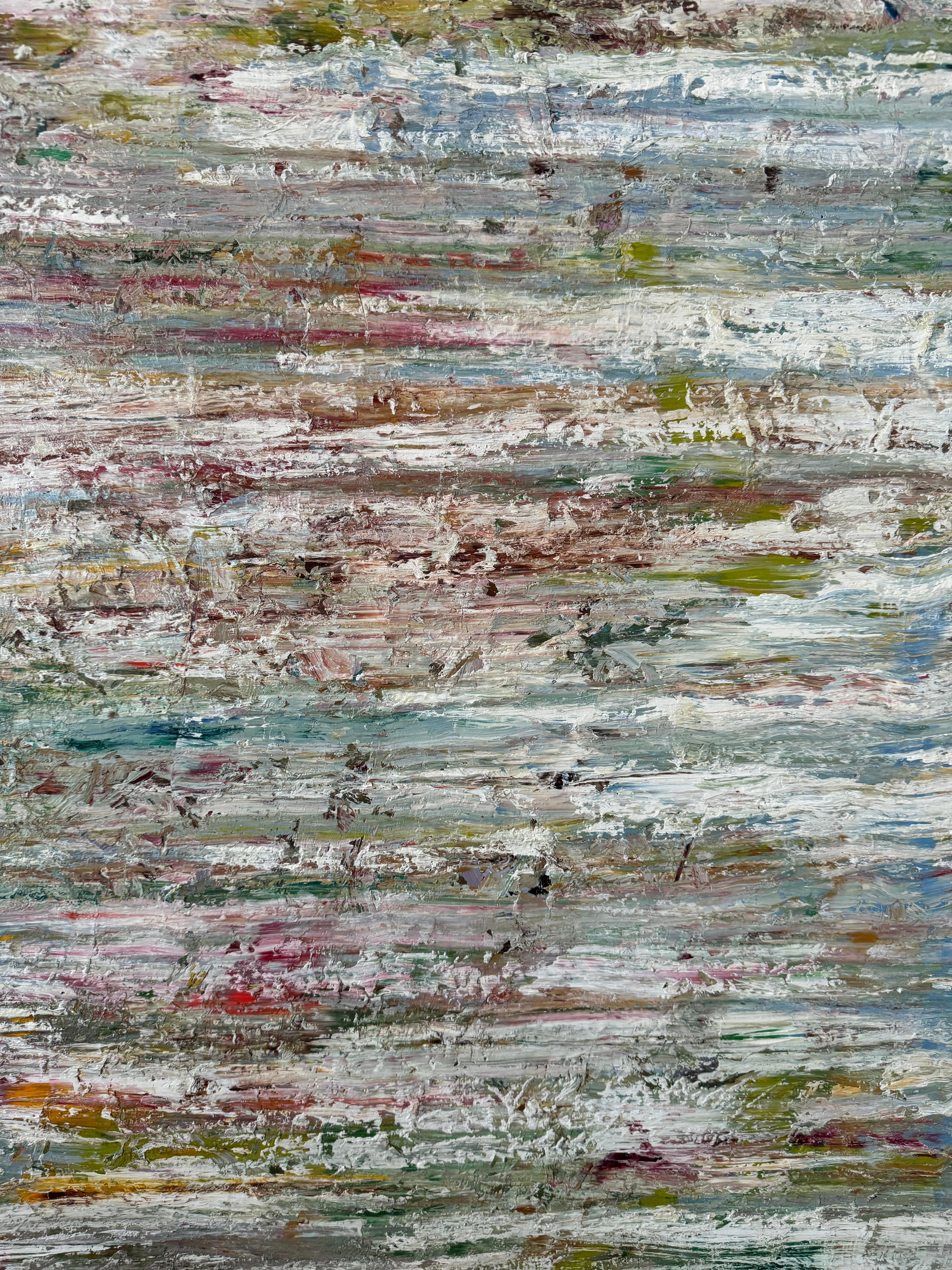 Composizione astratta - Painting di Rafael Saldarriaga