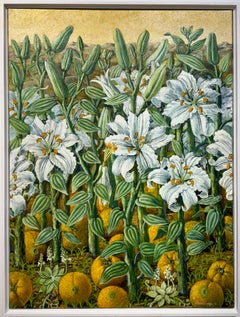 White Lilys Landscape