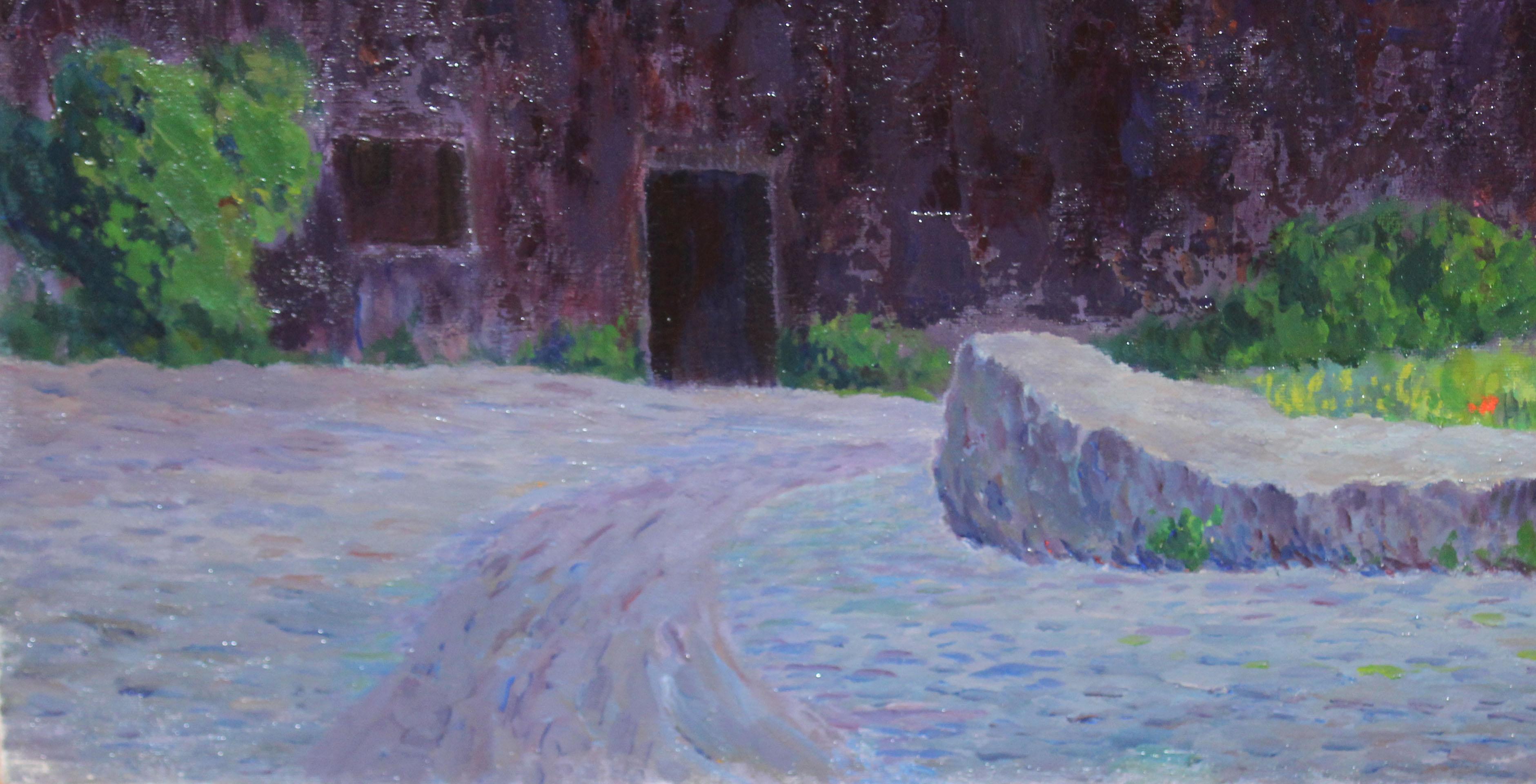 Óleo sobre tela - Amanecer en el campo For Sale 2