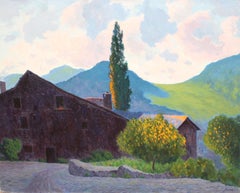 Óleo sobre tela - Amanecer en el campo