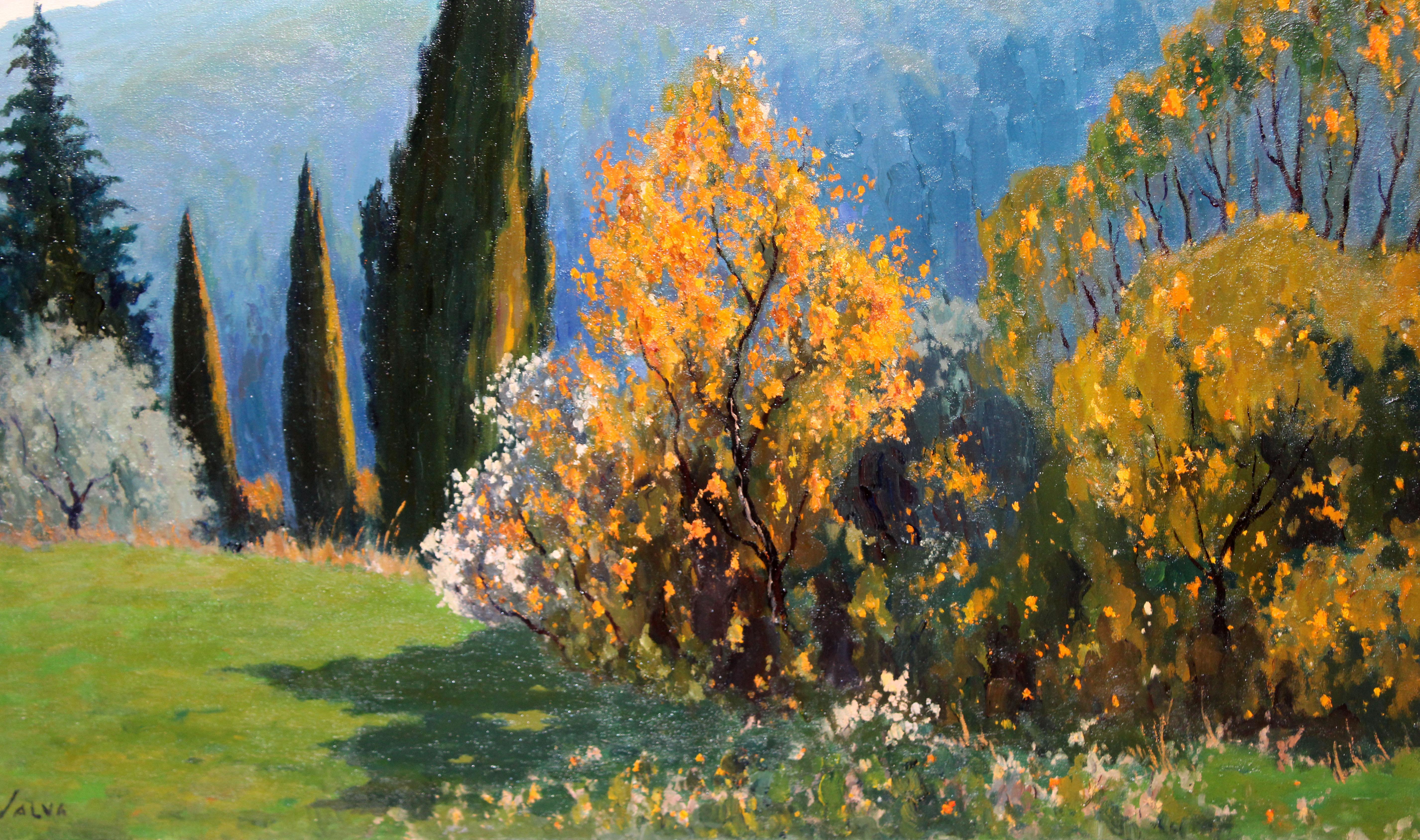Óleo sobre tela - Paisaje (Grau), Landscape Painting, von Rafael Salvá Balaguer