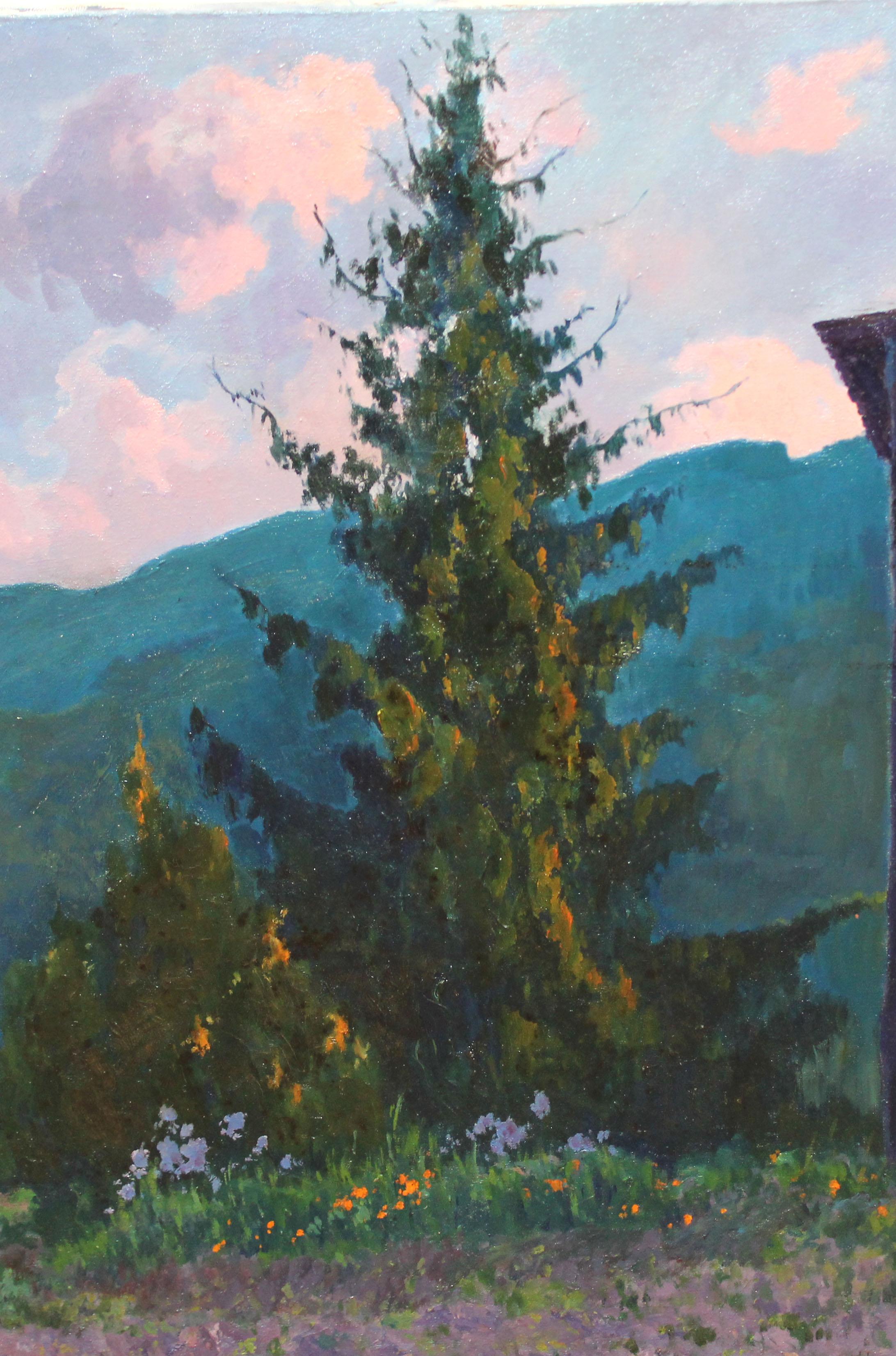 Óleo sobre tela - Paisaje mallorquín - Landscape Painting Grigio di Rafael Salvá Balaguer