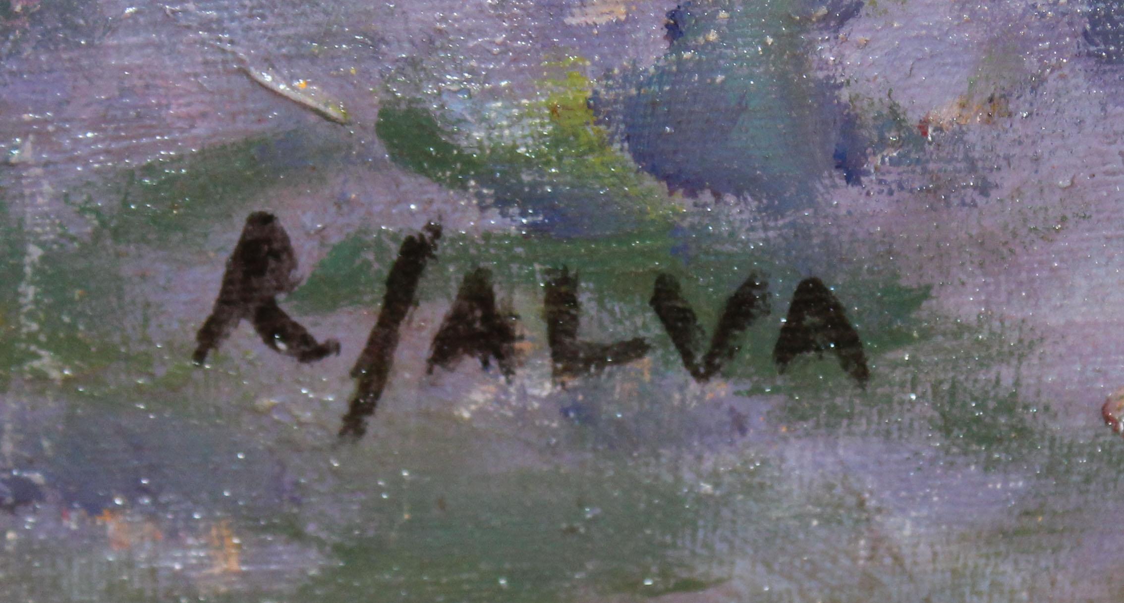 Óleo sobre tela - Paisaje mallorquín in vendita 2