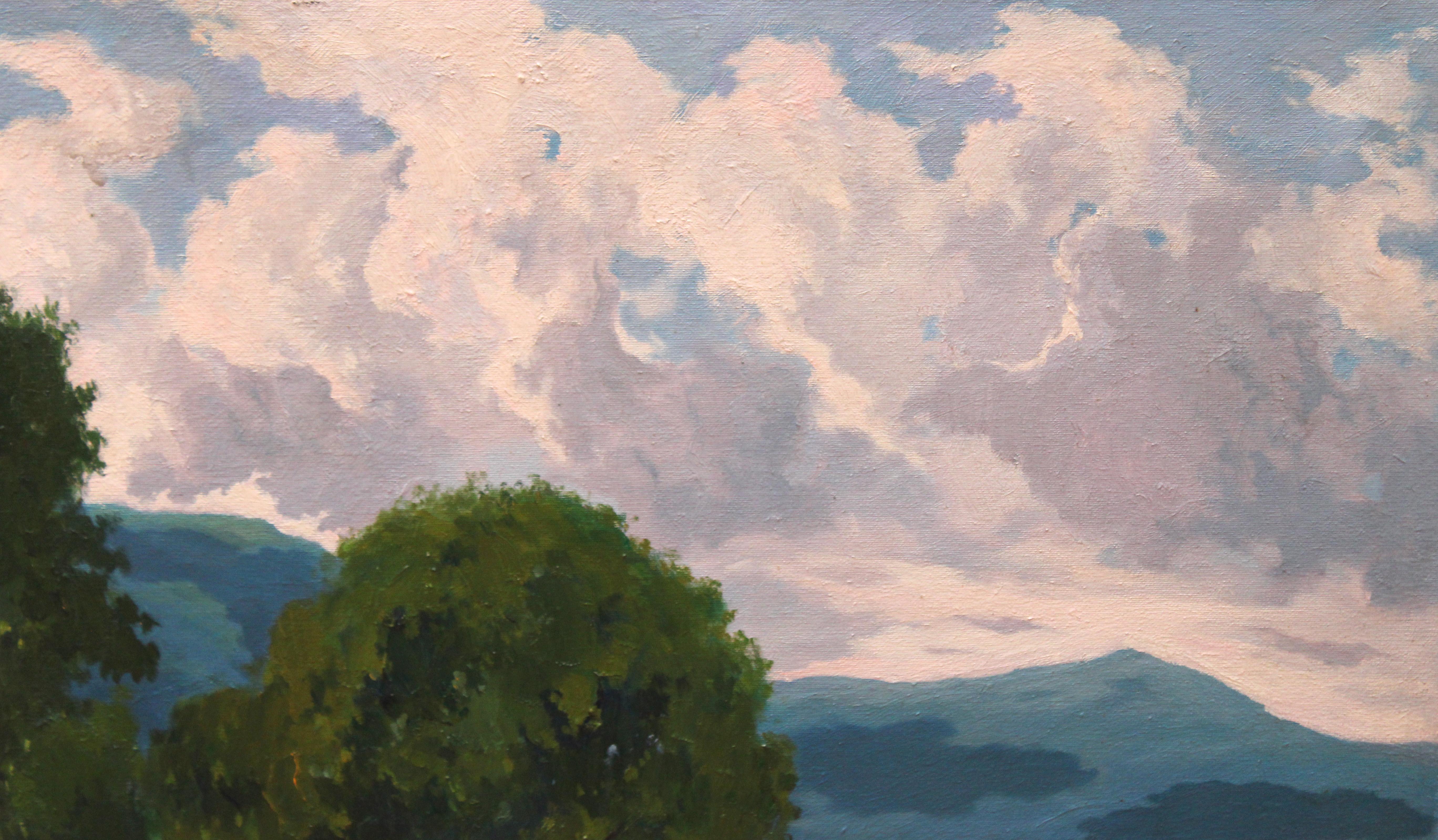 Óleo sobre tela - Tranquillité rurale - Impressionnisme Painting par Rafael Salvá Balaguer