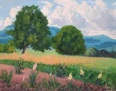 Óleo sobre tela - Tranquilidad rural