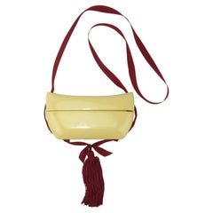 Rafael Sanchez Asian Style Lacquered Box Handbag, 1980's