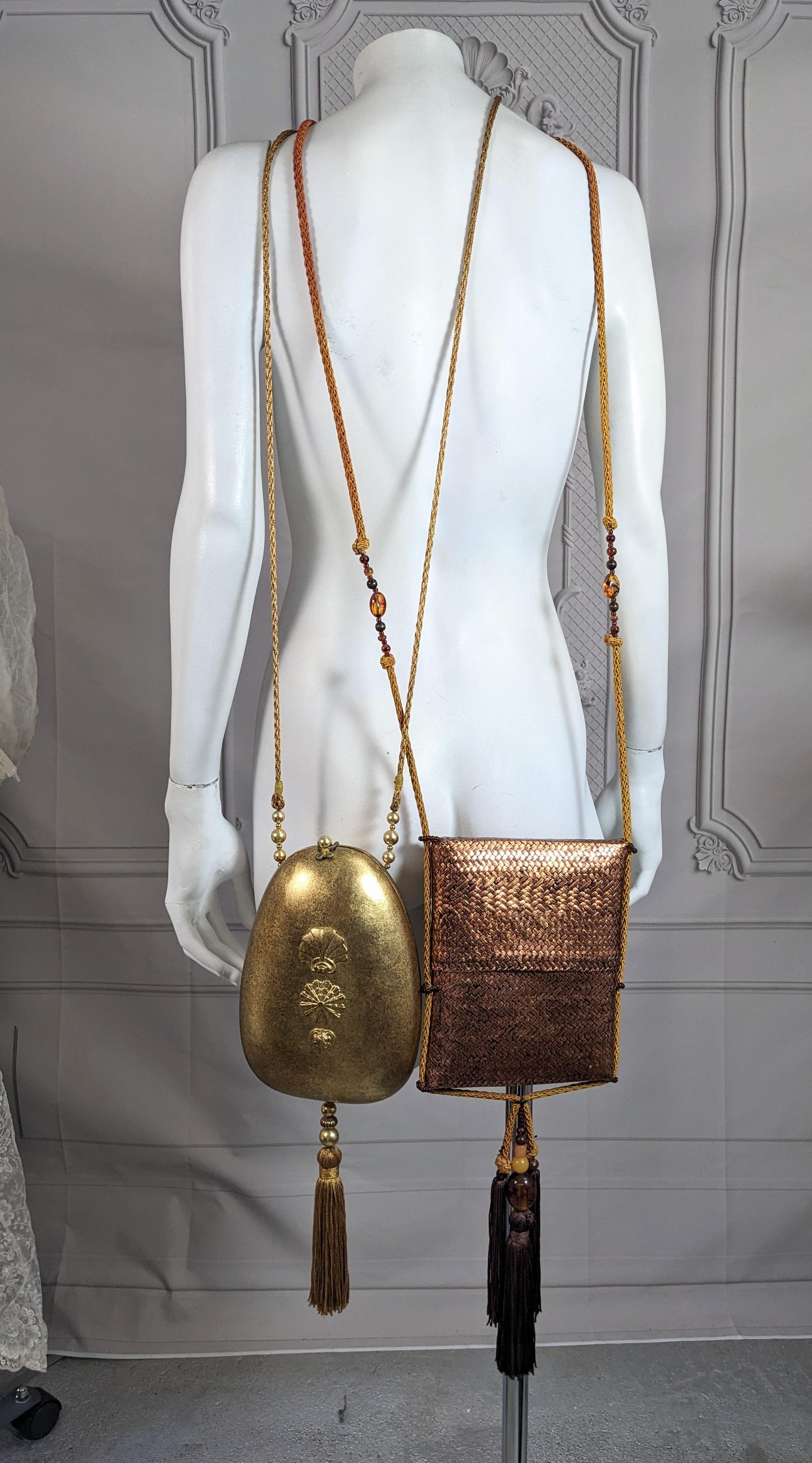 Rafael Sanchez Gold Leaf Egg Minaudiere 1