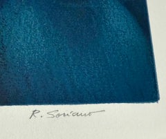 Large Cuban Master Lithograph Abstract Biomorphic Serigraph Print Rafael Soriano