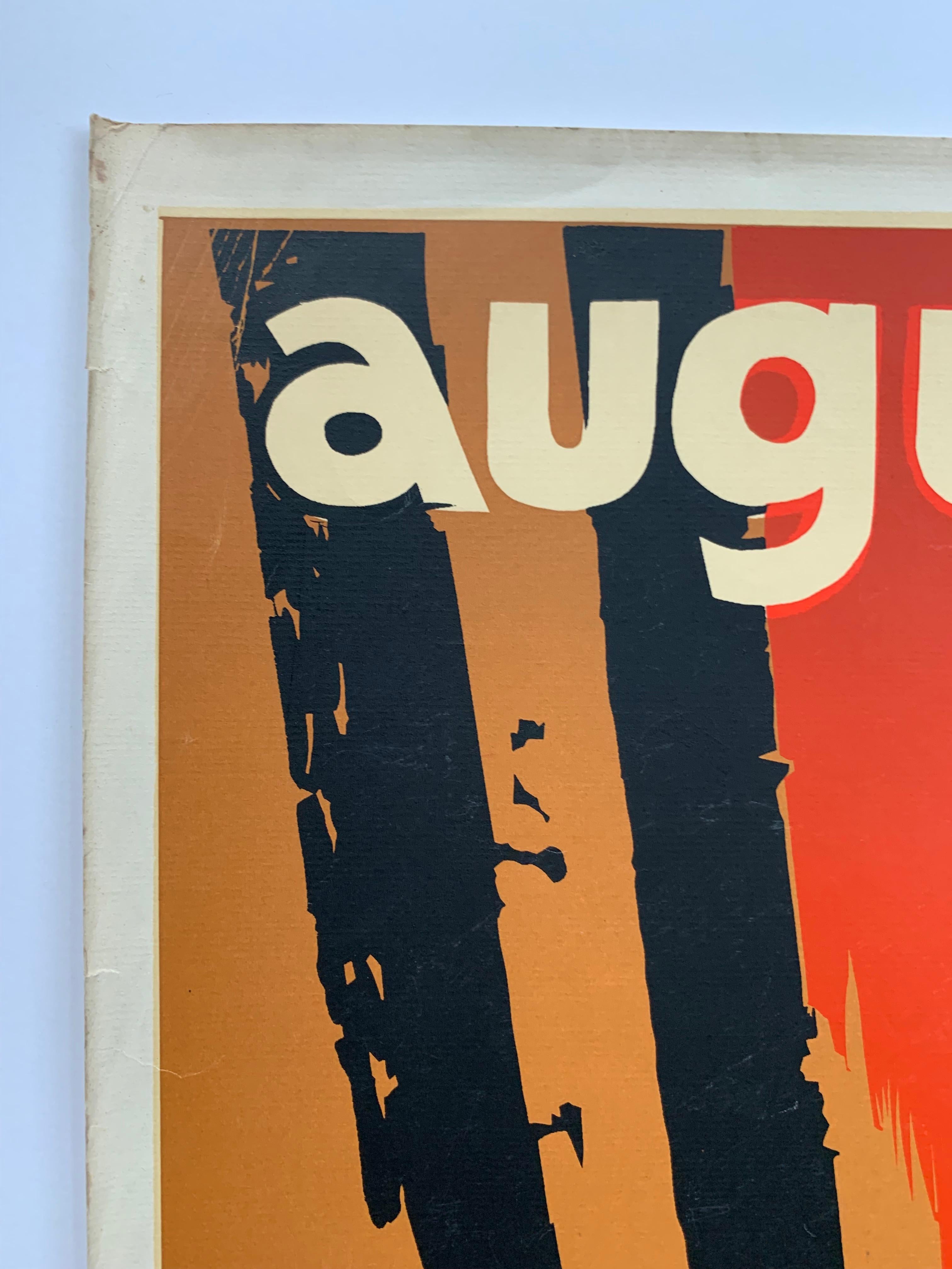Augusto Marin exhibition poster (Puerto Rican artist) - Print by Rafael Tufino