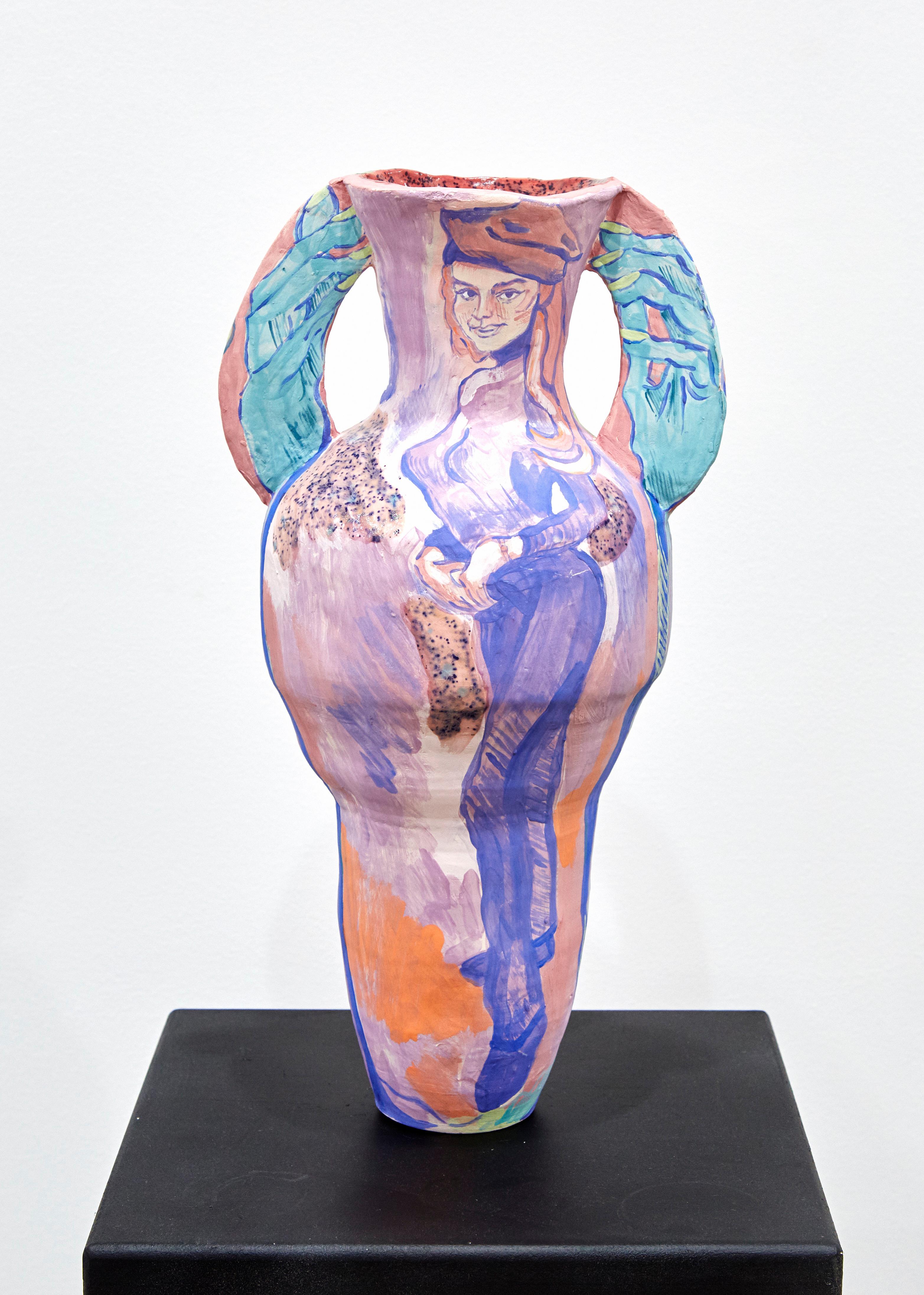 Rafaela de Ascanio Abstract Sculpture - See No Evil - Ceramic