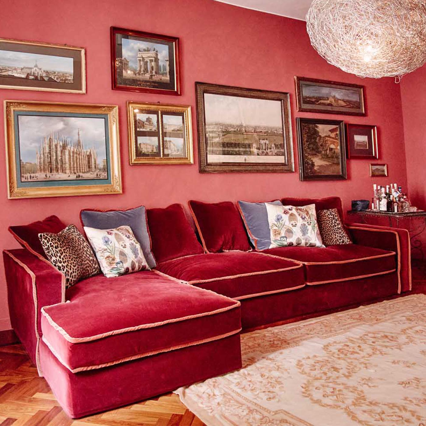 Italian RAFAELLA BIO ANGULAR SOFA by Biosofa For Sale