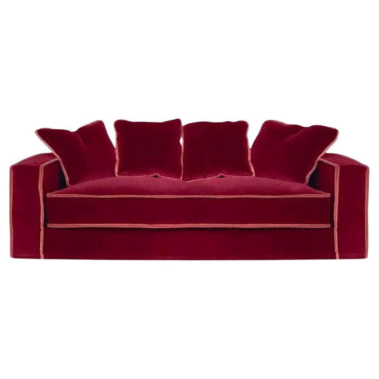 Tube Velvet Sofa, Furniture, Online Store