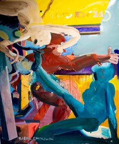Prince Deli - Nouvelle peinture expressionniste, peinture à l'huile figurative contemporaine