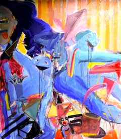 This Is Ska - Nouvel Expressionnisme, peinture à l'huile figurative contemporaine