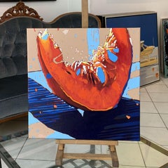 Pumpkin 02 - Contemporary Figurative Oil Painting, Still life, Pop art