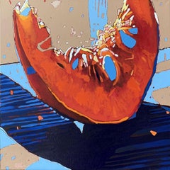 Pumpkin 02 - Contemporary Figurative Oil Painting, Still life, Pop art