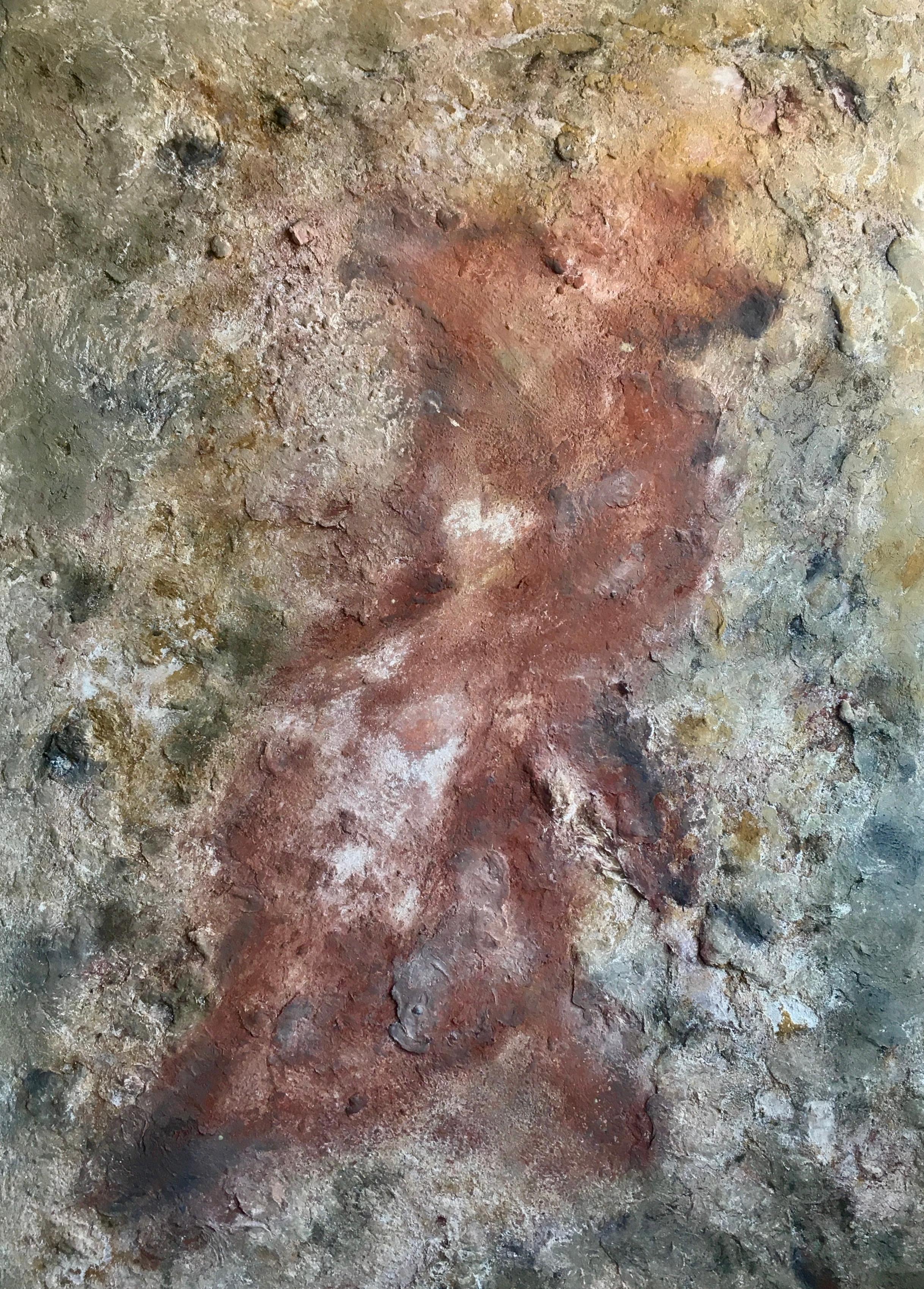 Policrom V Mixed Media . 130x90 cm. Acrylmalerei – Mixed Media Art von Rafel  EGEA
