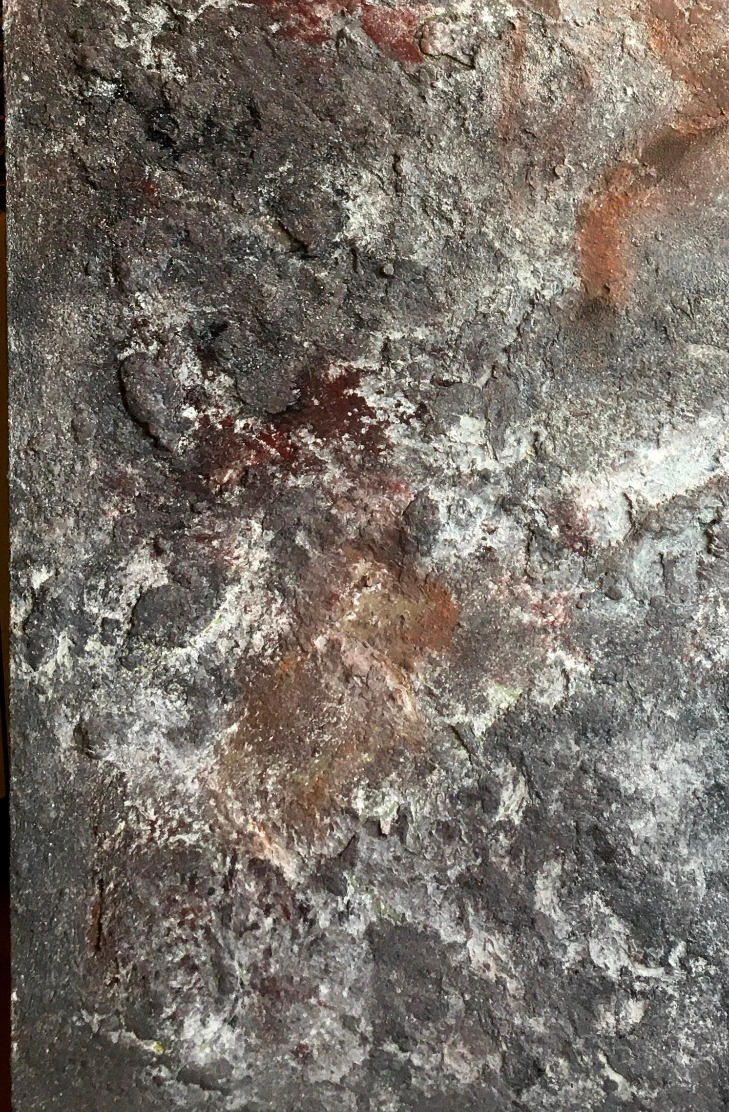 HOMO SAPIENS  Gemischte Medien . 90 X130 cm. Acrylmalerei – Painting von Rafel  EGEA