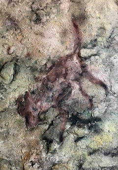 Rafel Egea  Vertical Policrom II Mixed Media . 130x90 cm. Acrylic Painting