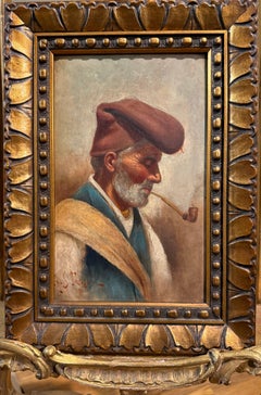 OIL PAINTING By French artist Beautiful Piece of Nobility in a Neoclassic Frame