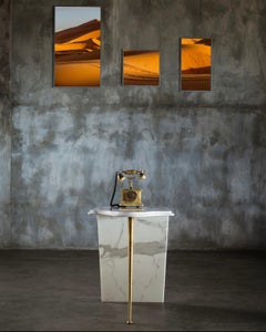 Raffaele Fusco Console Tables Calacatta Marble 21th Century Modern Tables