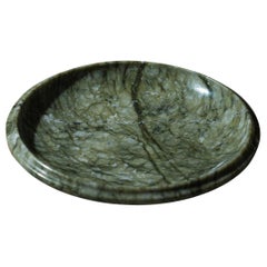 Raffaele Fusco Green Marble Decorative Circular  Centerpiece