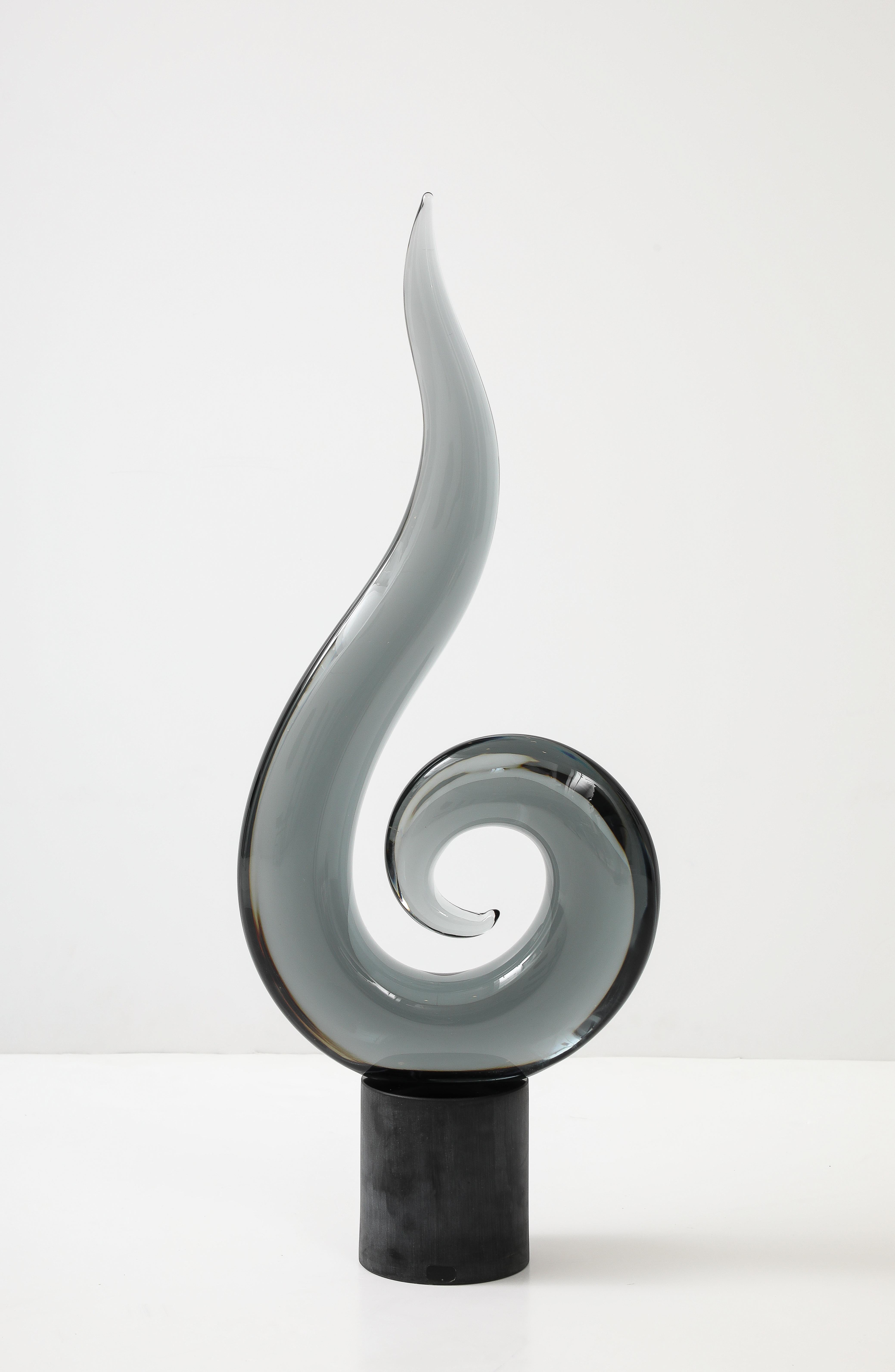 Italian Raffaeli Murano Glass Sculpture For Sale