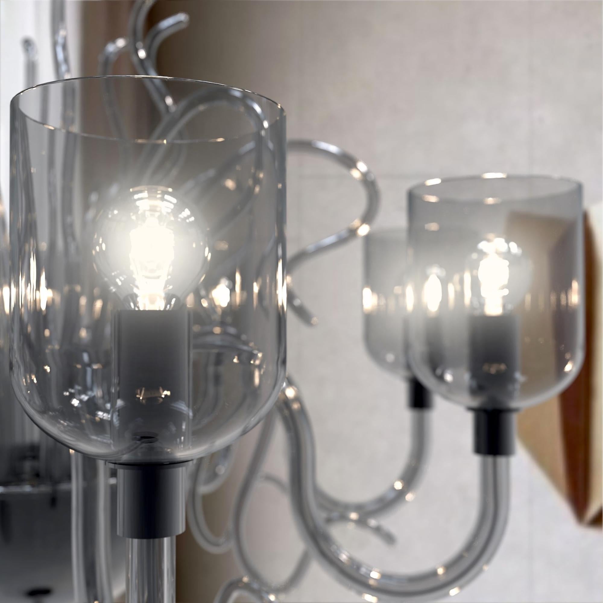 RAFFAELLO Stehleuchte Modernes Design 8 Lichter Muranoglas im Angebot 6