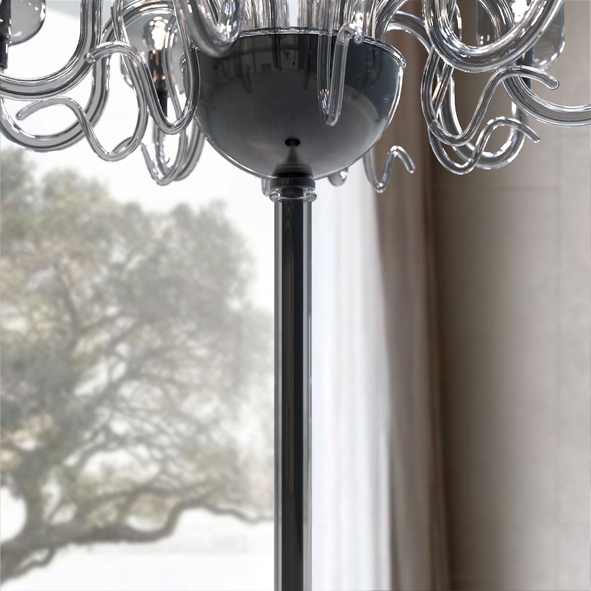 RAFFAELLO Stehleuchte Modernes Design 8 Lichter Muranoglas im Angebot 4
