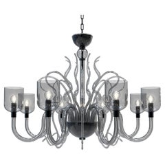 Raffaello Lampadario di Lusso in Vetro di Murano Design Moderno Artigianale