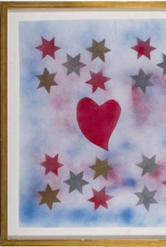 Italian 1970s Signed Pop Art Painting