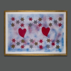 Italian 1970s Signed Pop Art Painting