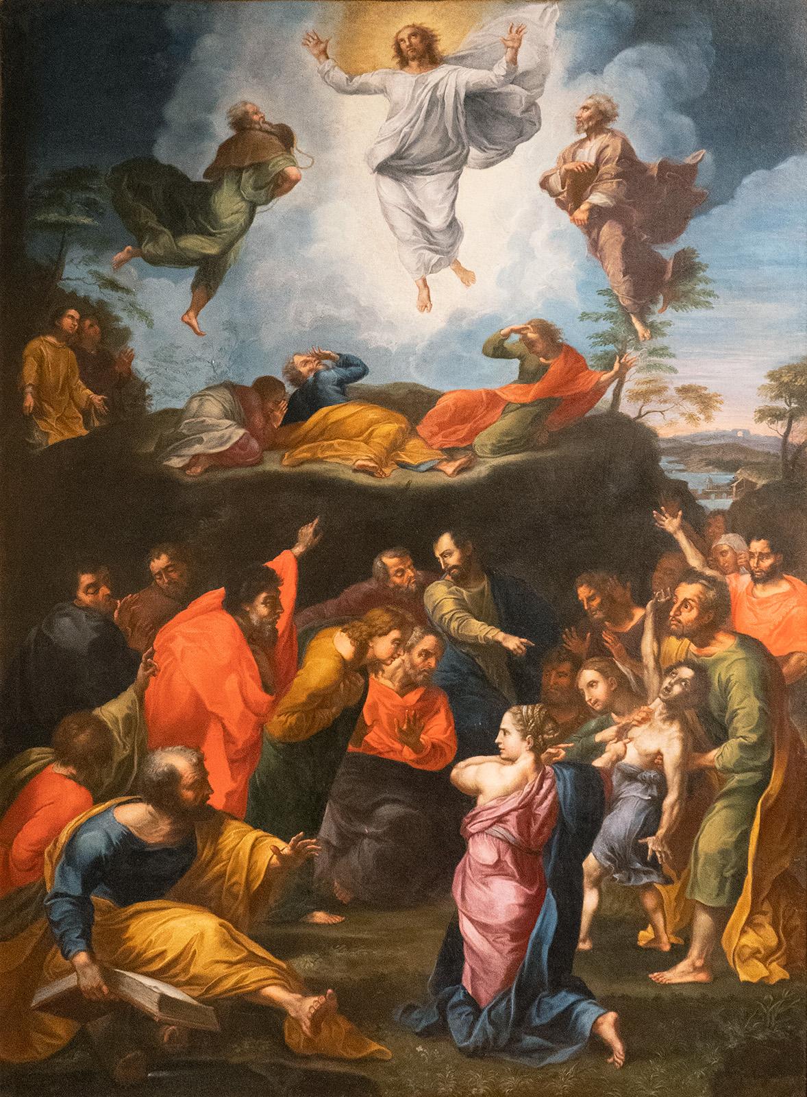 La Trasfigurazione dopo Raffaello - Painting di Raffaello Sanzio da Urbino Raphael