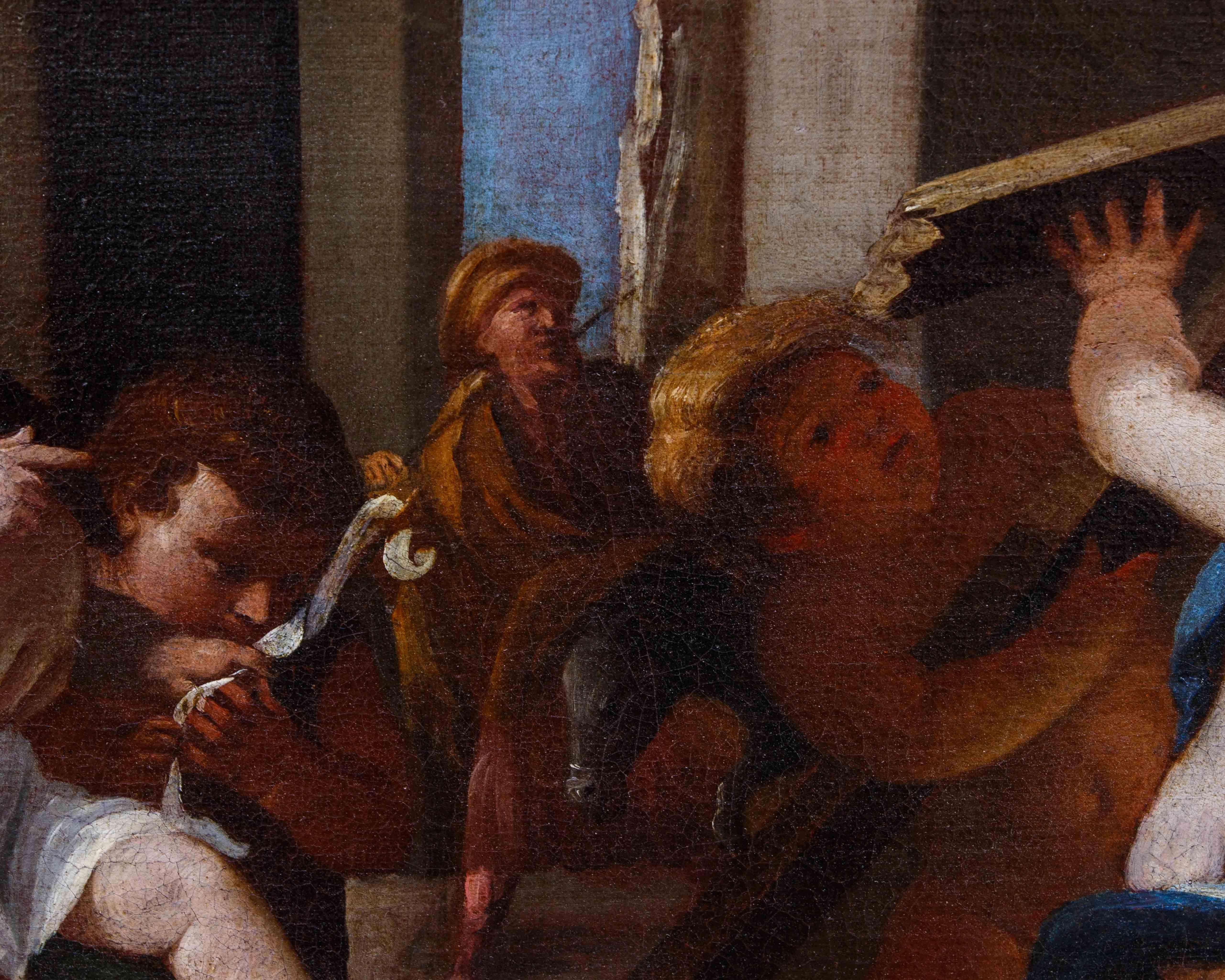 Die Werkstatt von Raffaello Vanni (Siena, 1595- 1673), Madonna mit Kind im Angebot 4