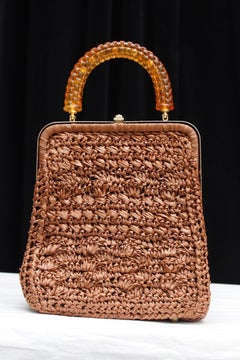 Raffia bag, 1960s