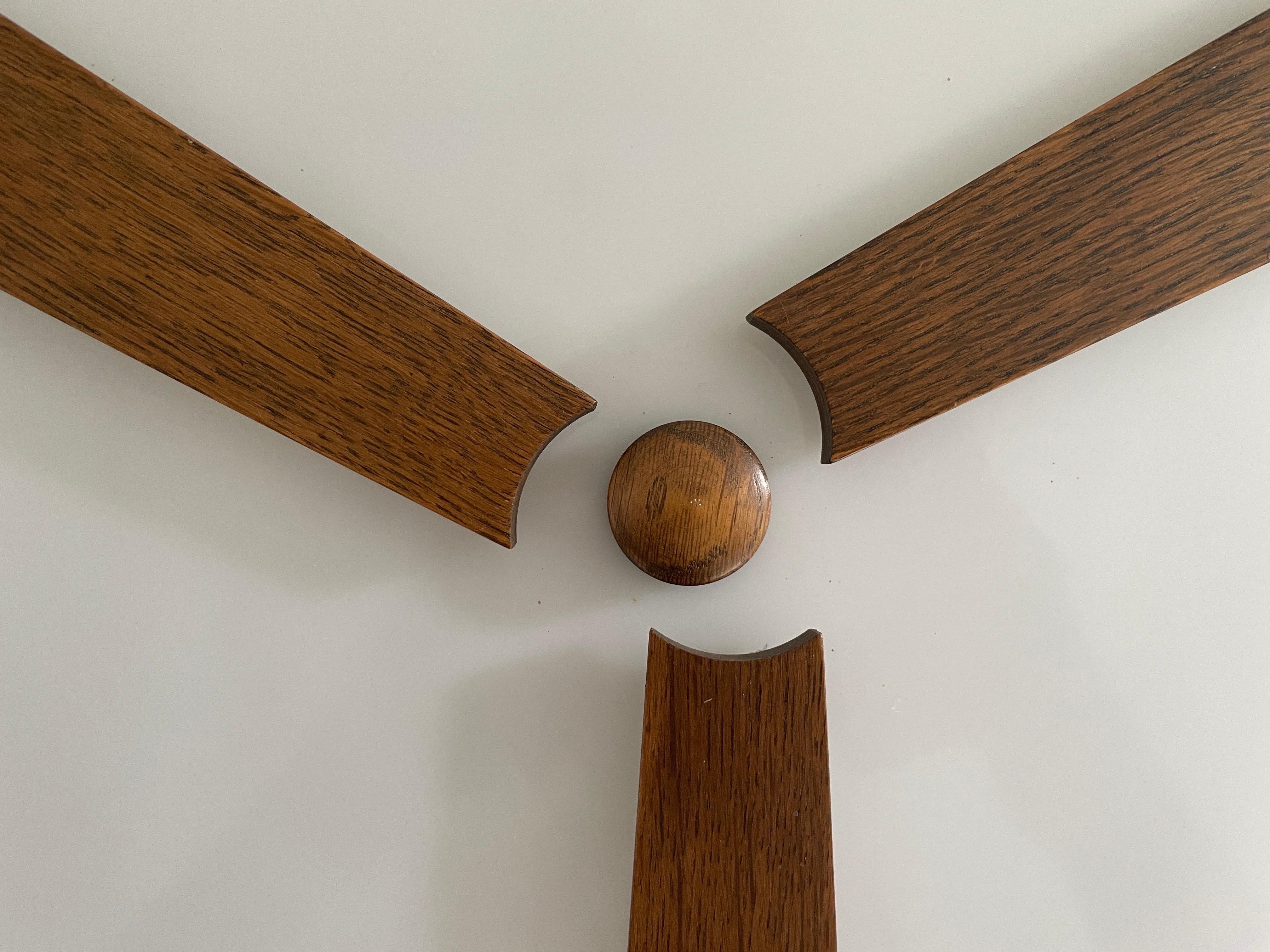 Metà XX secolo Lampada a sospensione in rafia e teak di Temde, anni '60, Germania in vendita