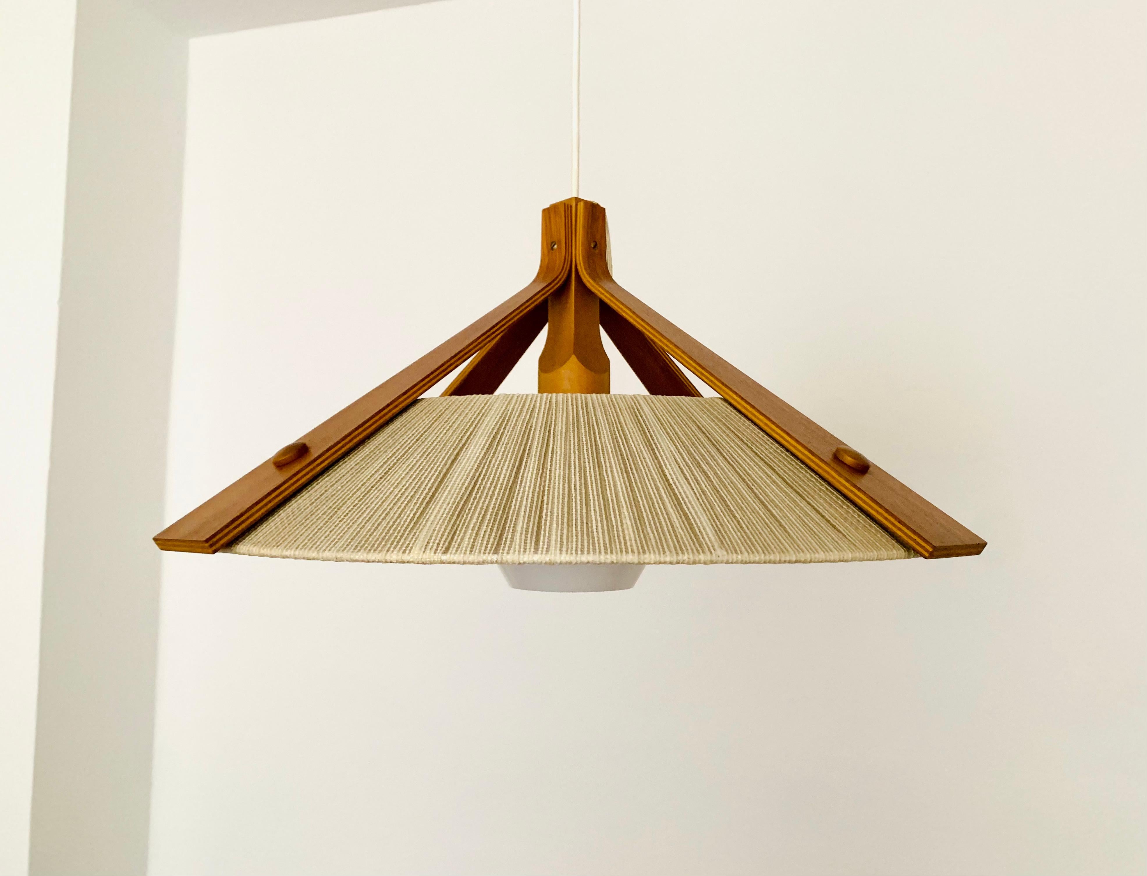 walnut ceiling light