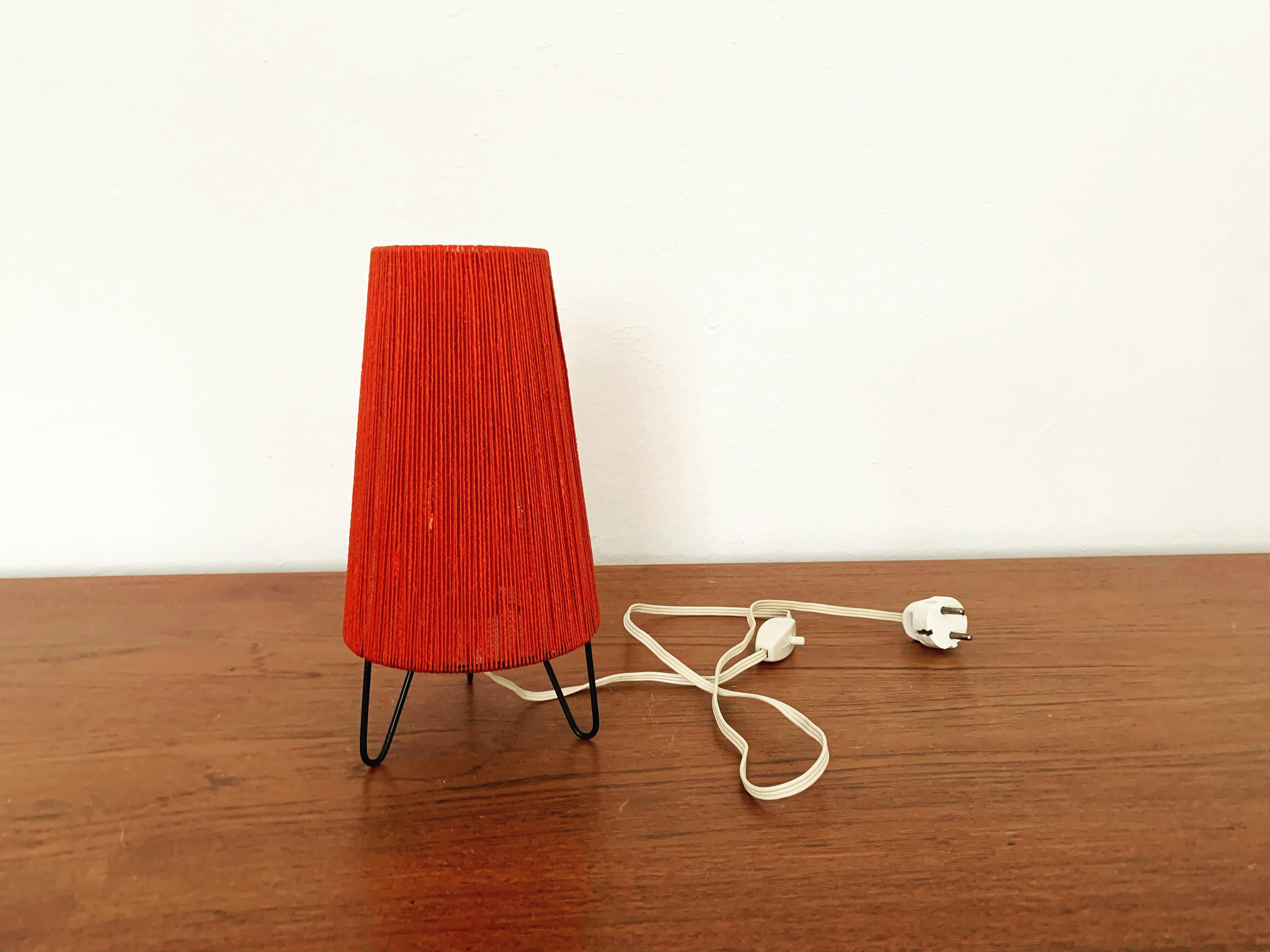 Raffia Bast Tripod Table Lamp 3