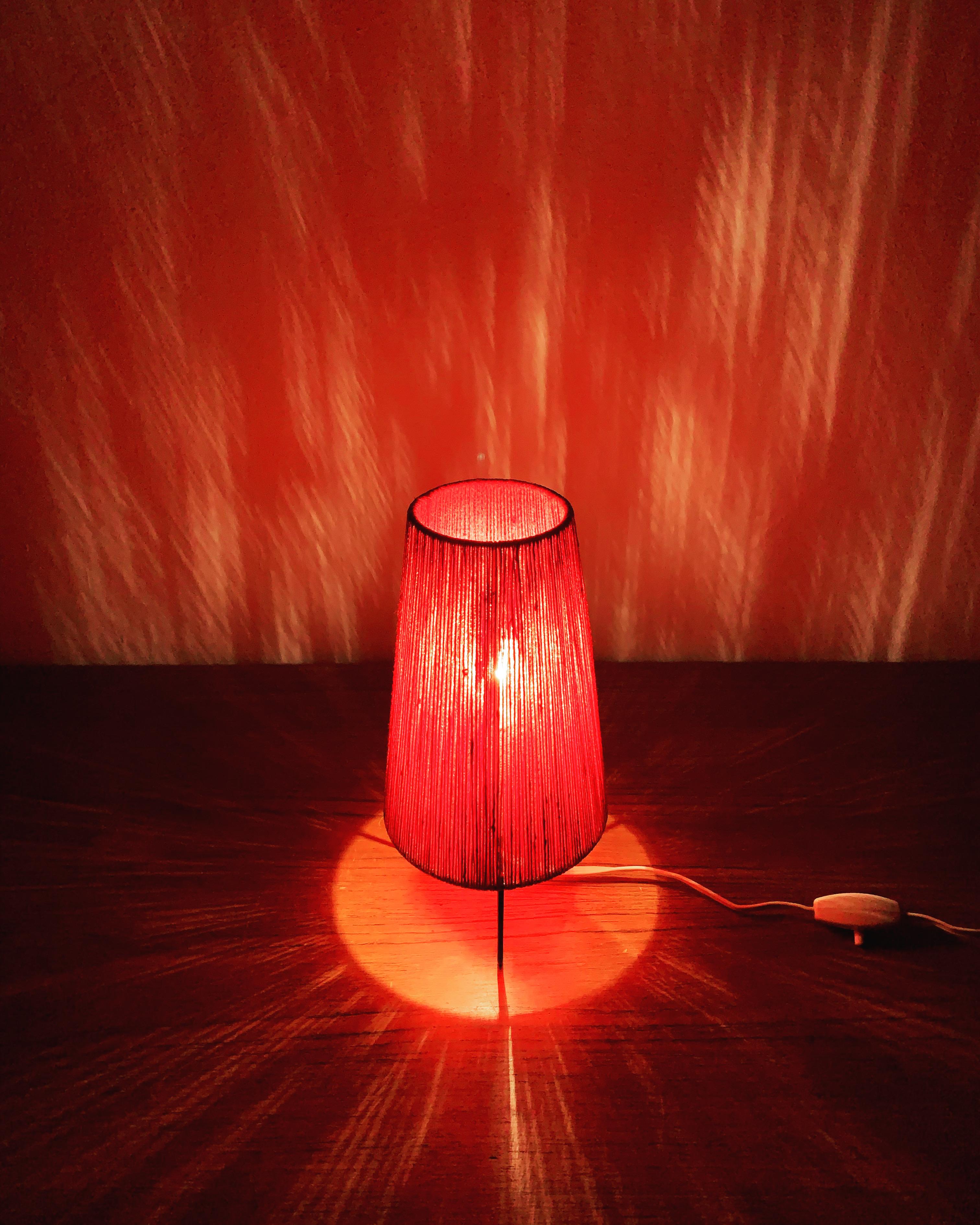 Raffia Bast Tripod Table Lamp 1