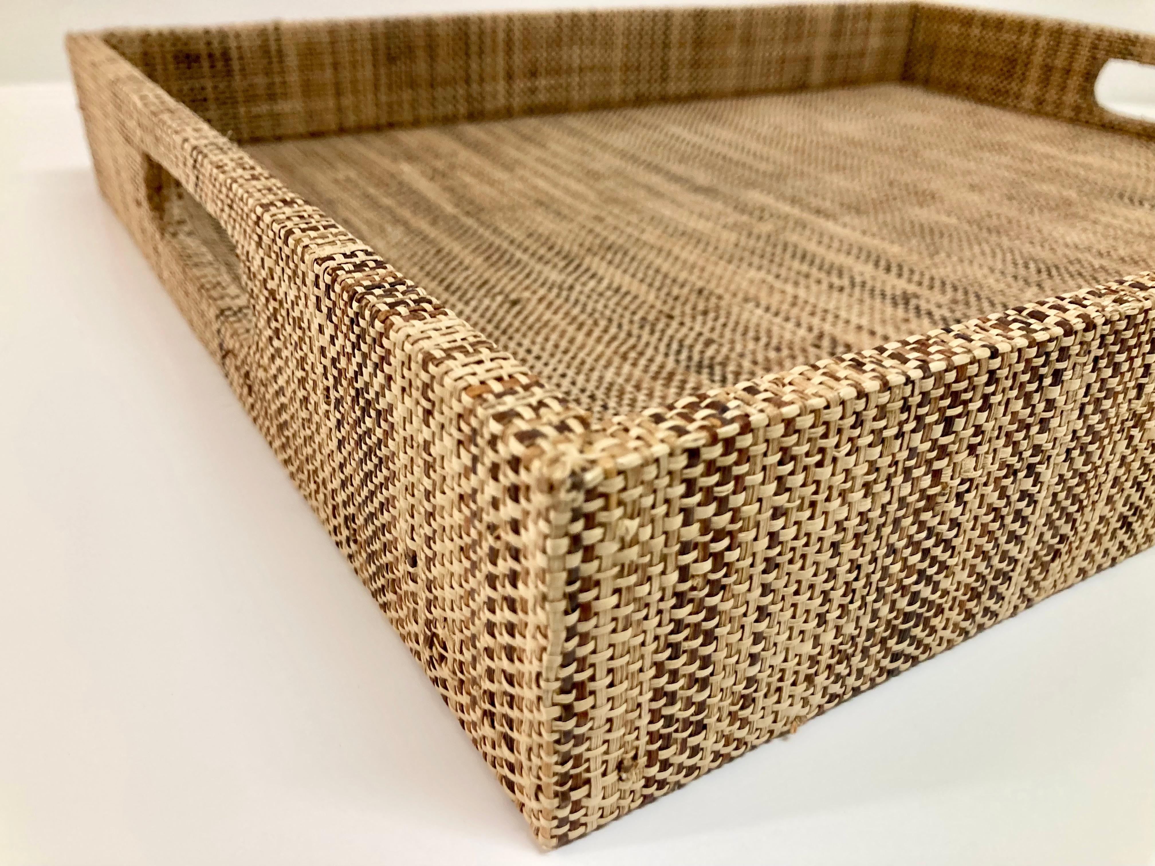 Raffia Serving Tray 2
