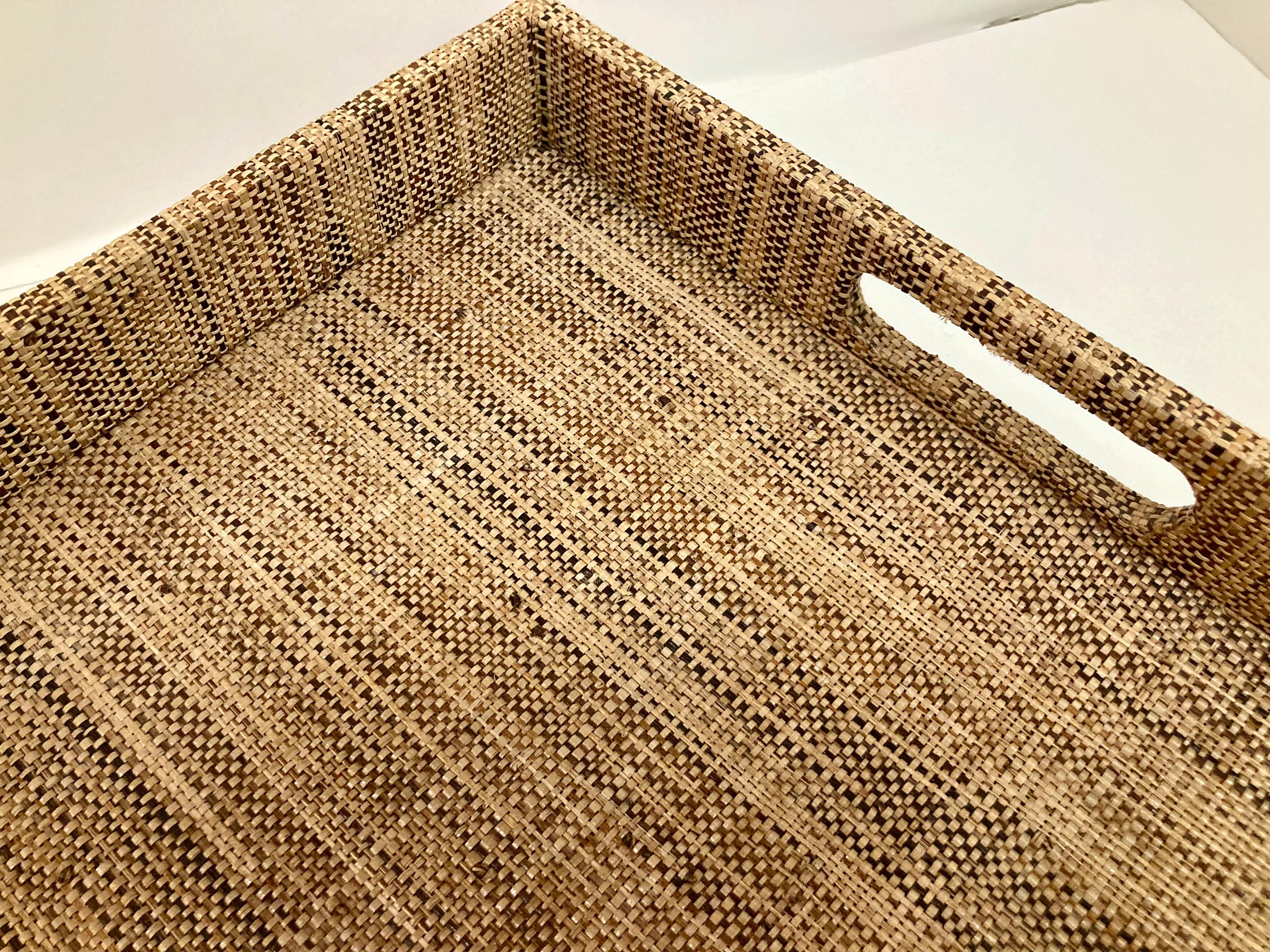 Raffia Serving Tray 3