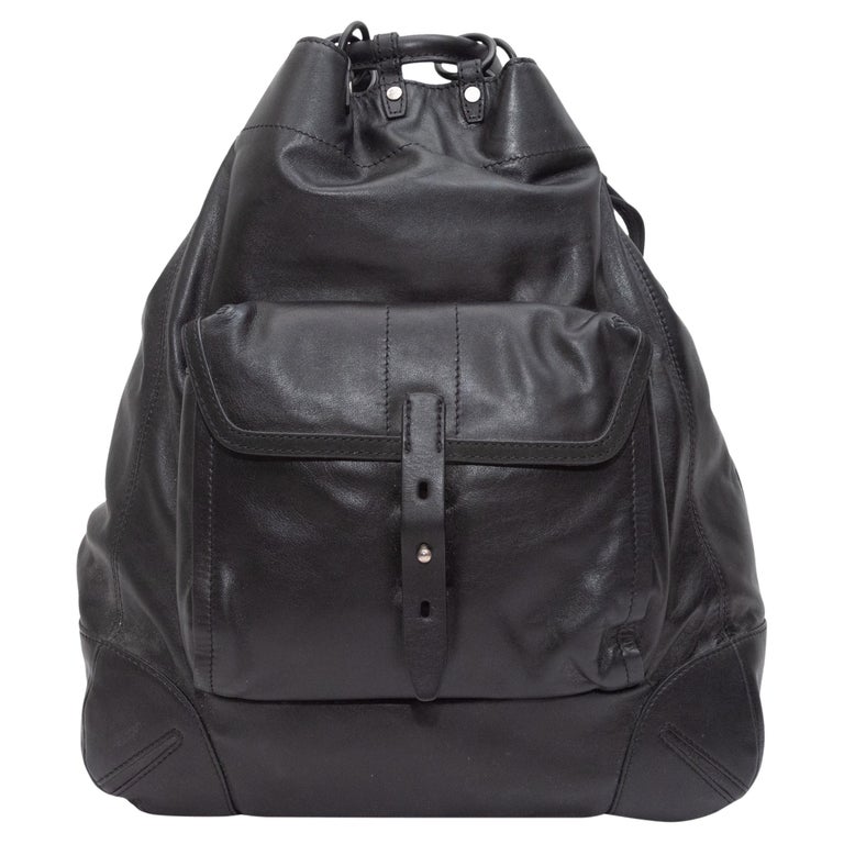 Rag and Bone Black Grayson Leather Backpack For Sale at 1stDibs