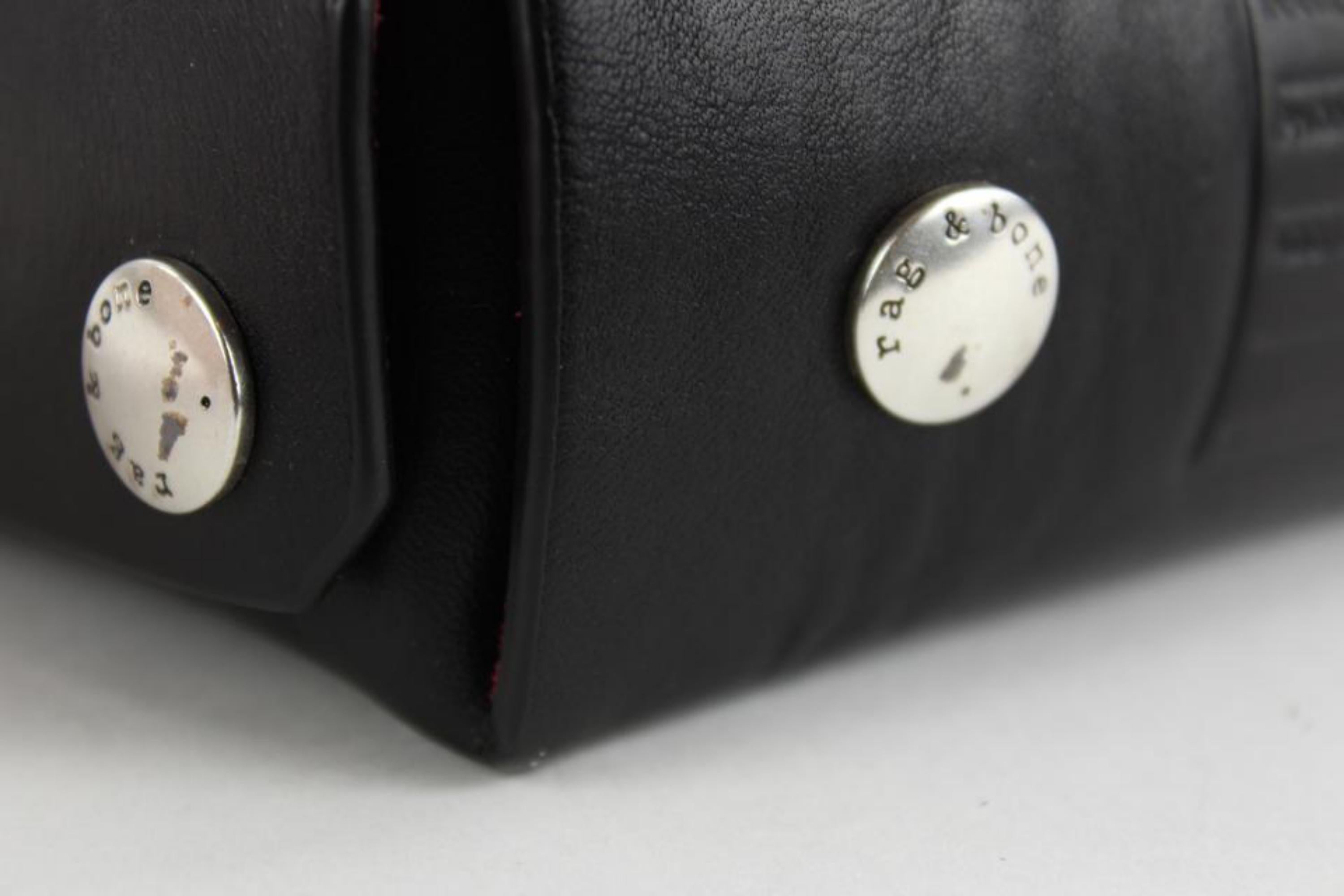 Rag & Bone Black Leather Atlast 2way Bag 2M328 For Sale 7