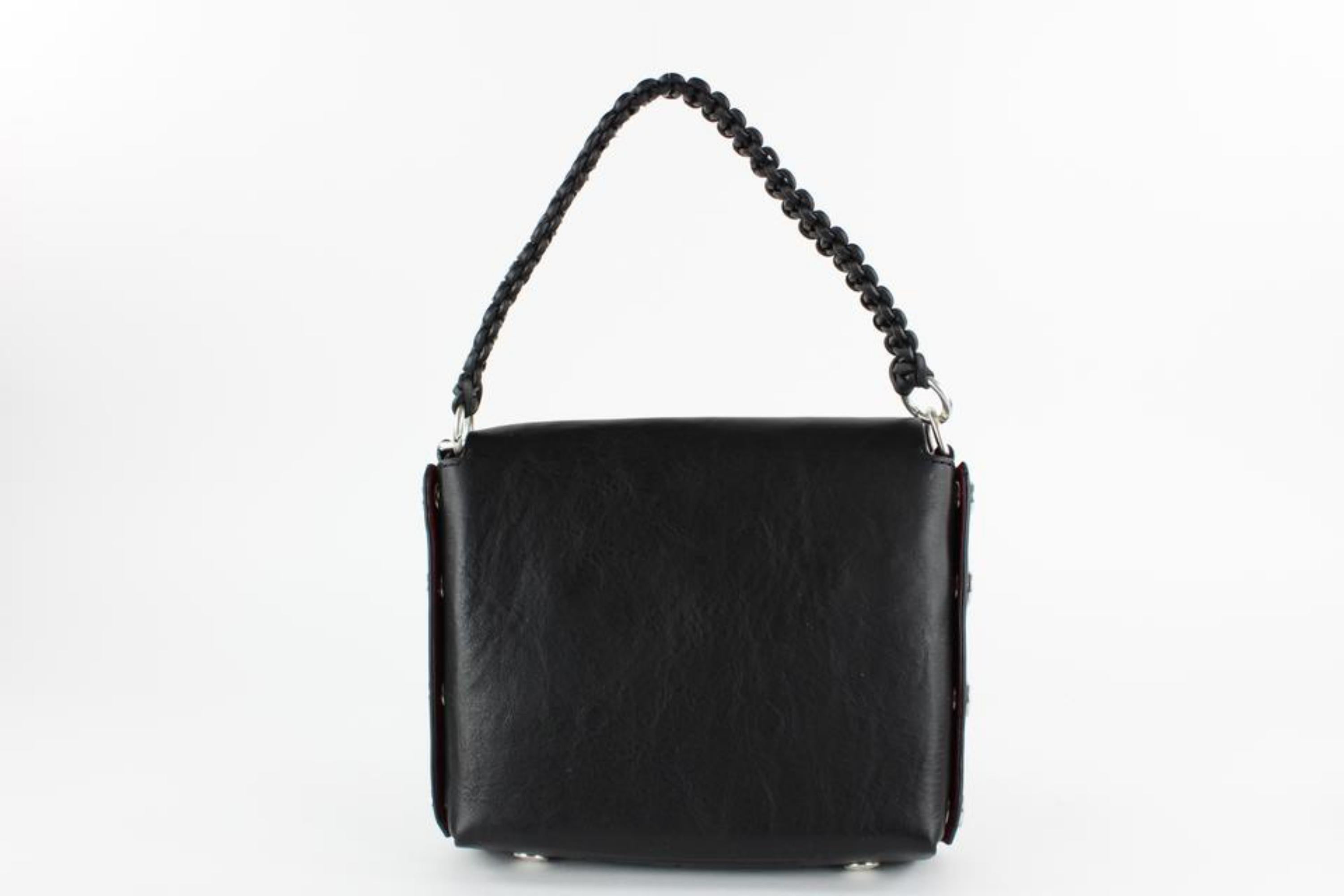 Rag & Bone Black Leather Atlast 2way Bag 2M328 For Sale 2