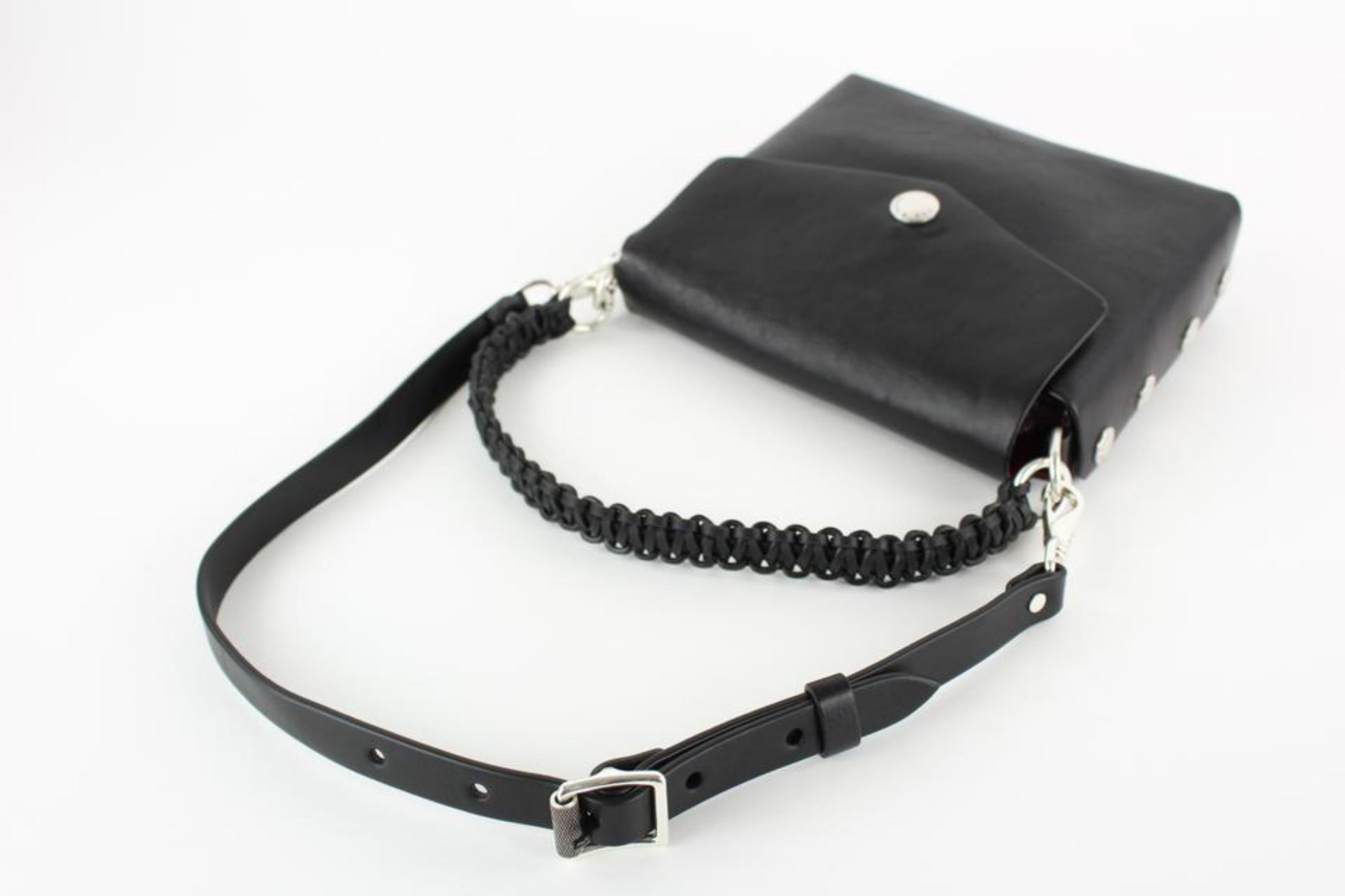 Rag & Bone Black Leather Atlast 2way Bag 2M328 For Sale 3