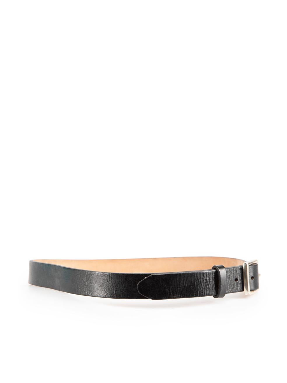 CONDITION is Very good. Minimal wear to belt is evident. Minimal wear to the left-side of belt with a matte patch to the leather. The underside of belt also has discoloured marks on this used Rag & Bone designer resale item. Please note that the